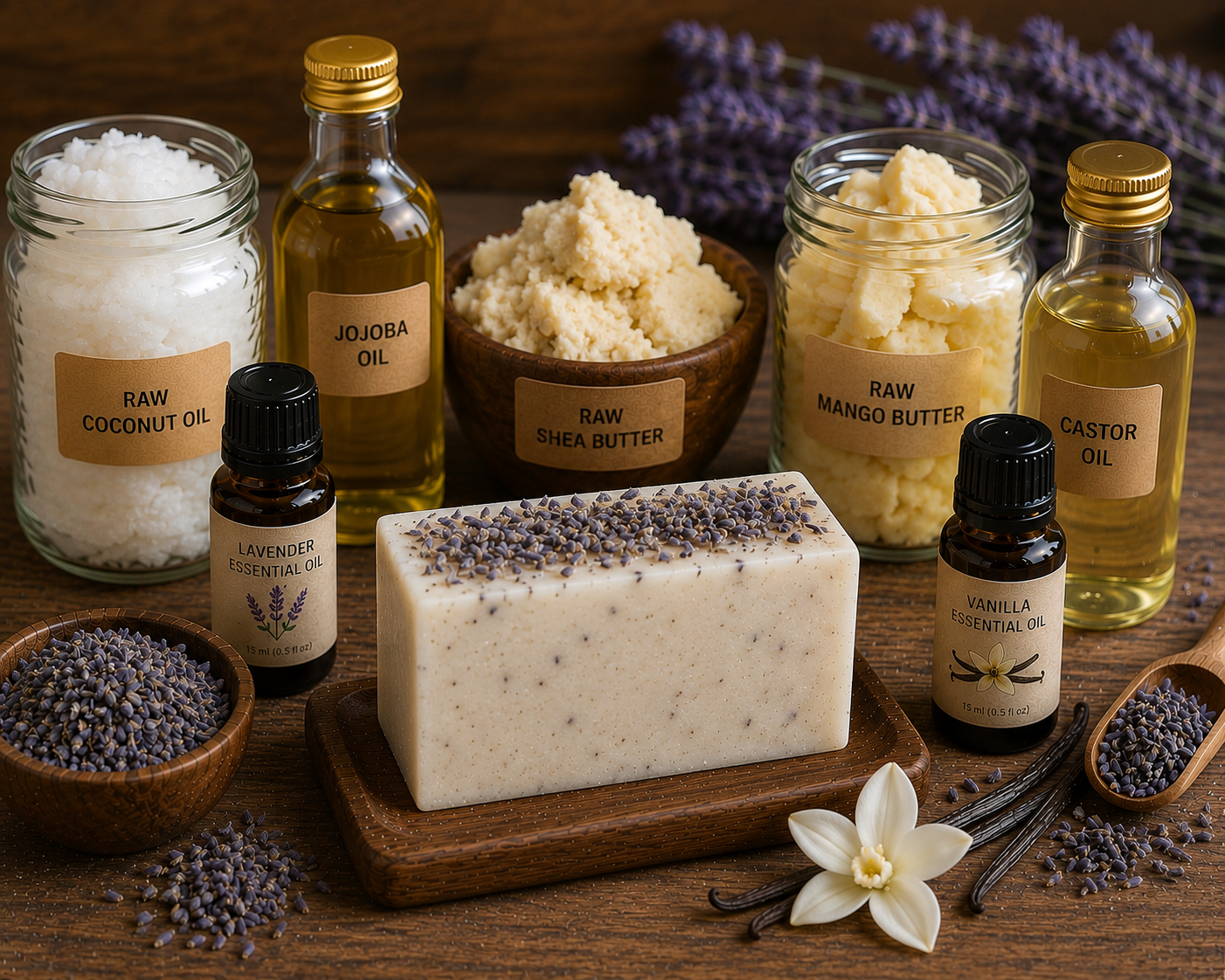 Vanilla and Lavender Soap