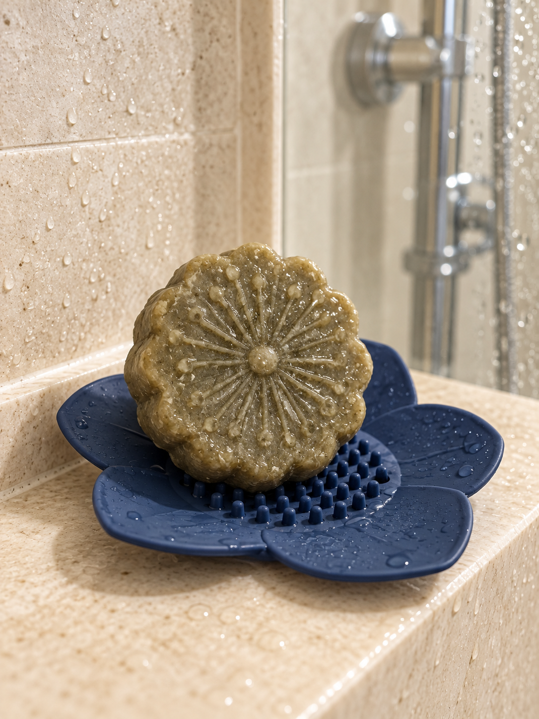 Cedarwood & Nettle Shampoo Bar with Saver Dish